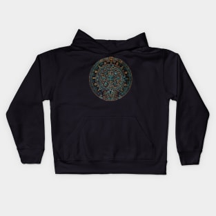 Aztec Tribal Artifact Kids Hoodie